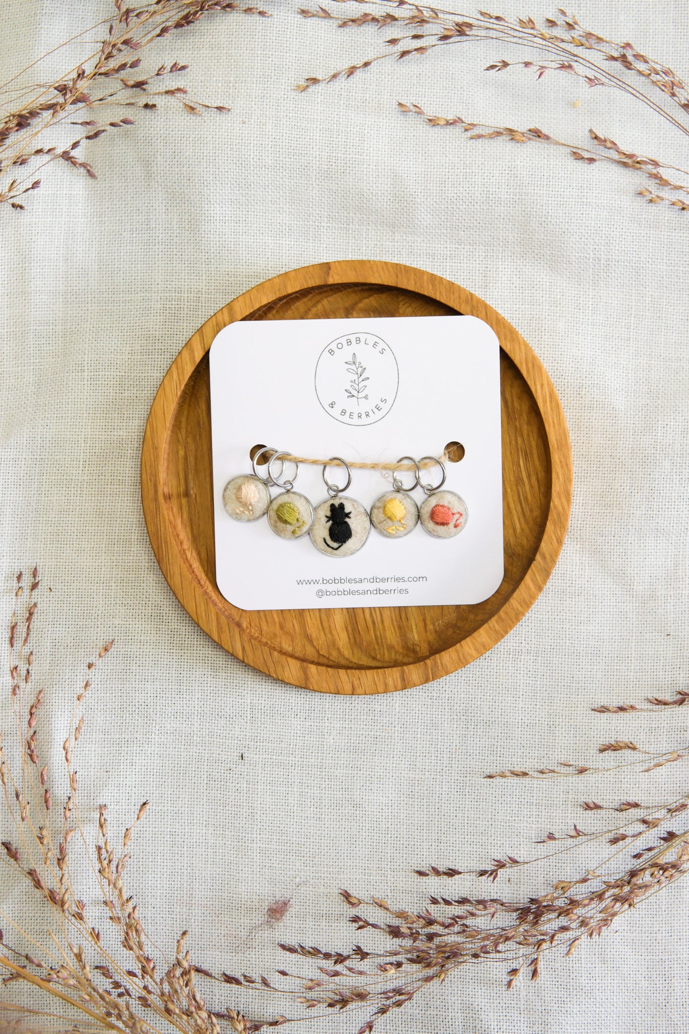 Bobbles & Berries - Stitch Markers