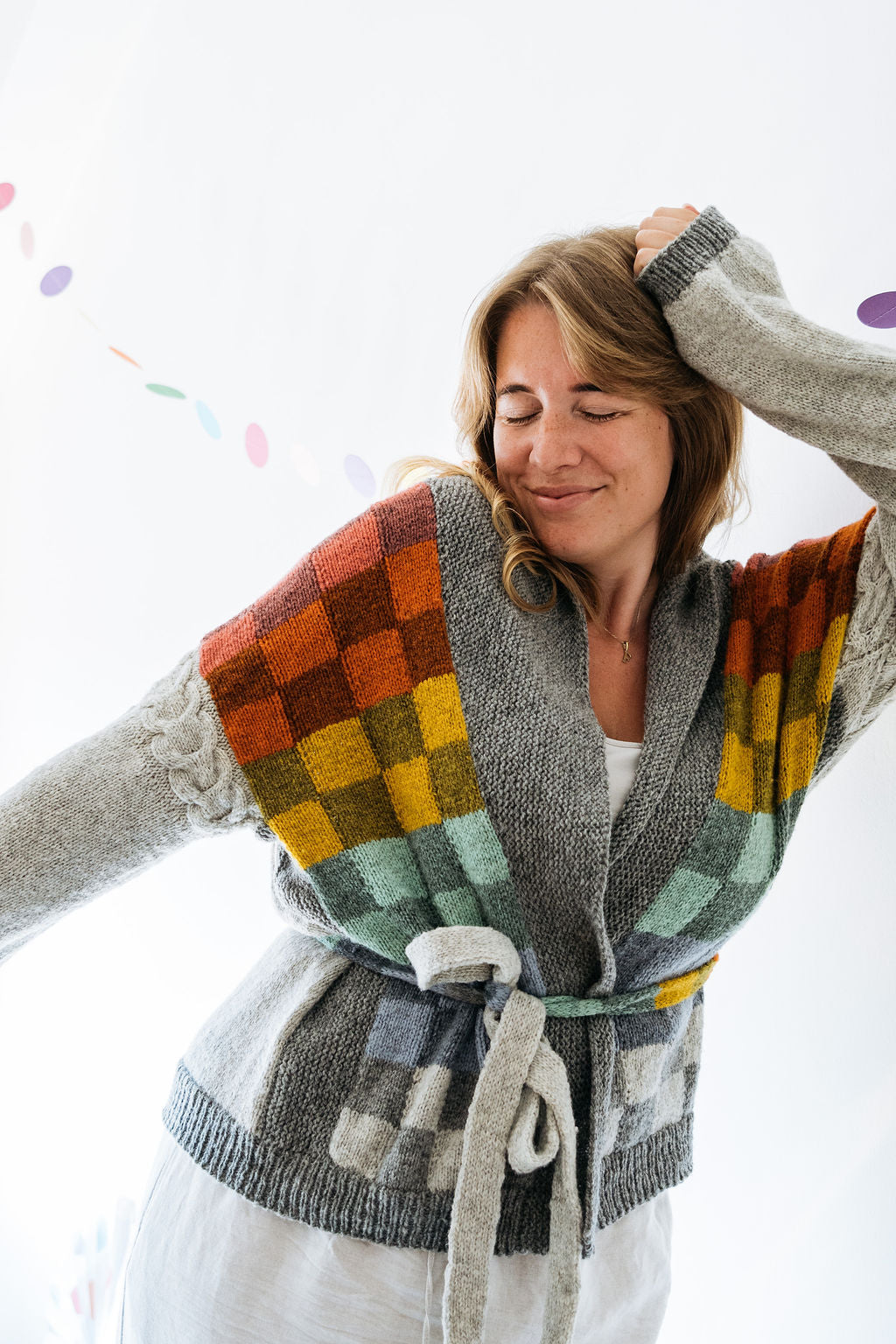 Confetti Plaid – Cardigan