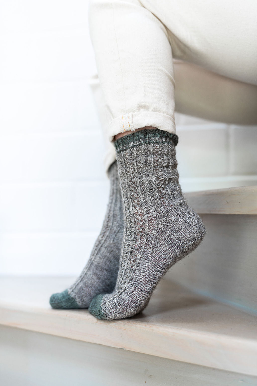 Dancing Sunlight - Socks - Making Stories - Knitting Sustainably.