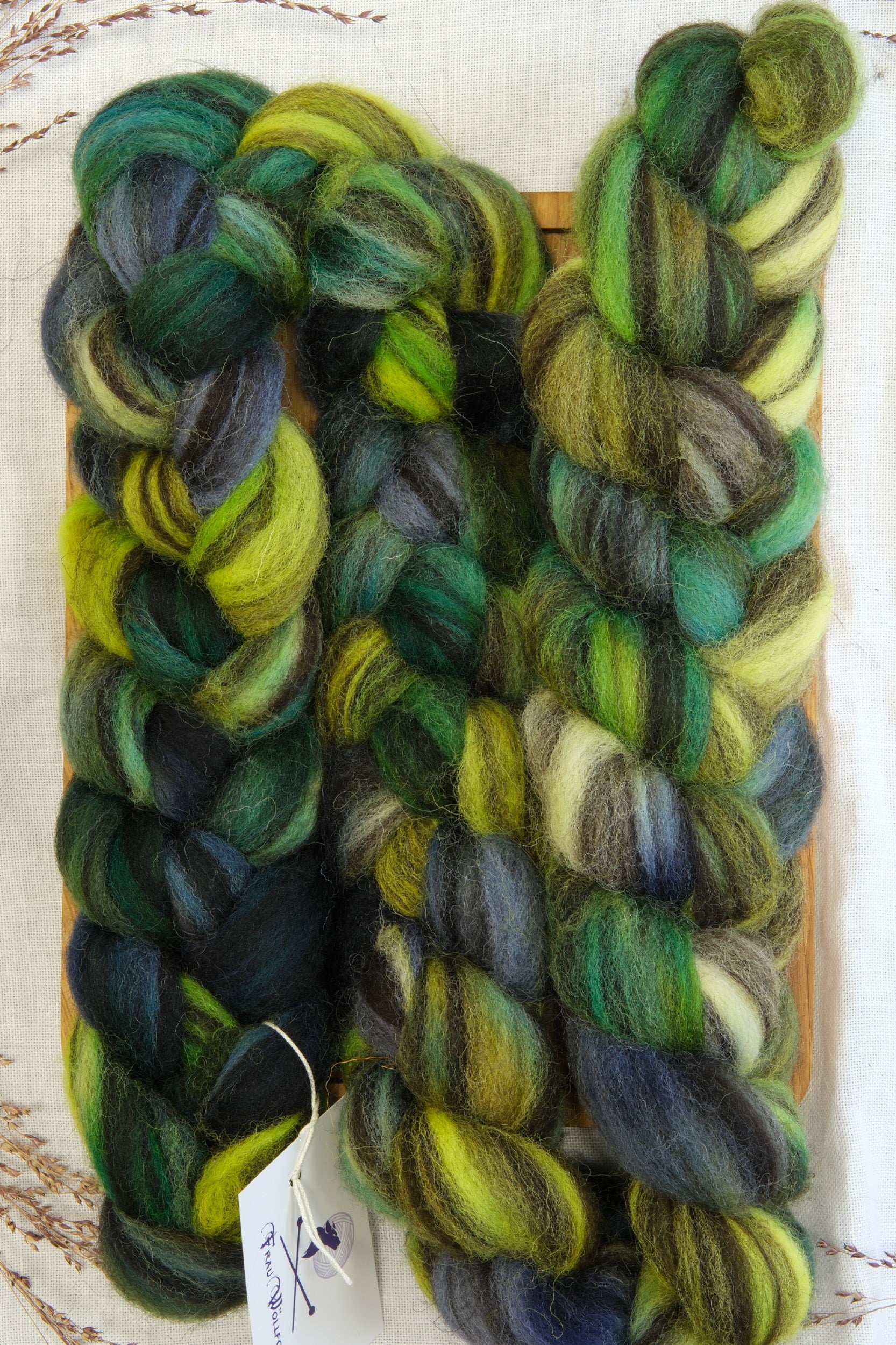 Frau Woellfchen Jacobs Wool Tops - Spinning Fiber