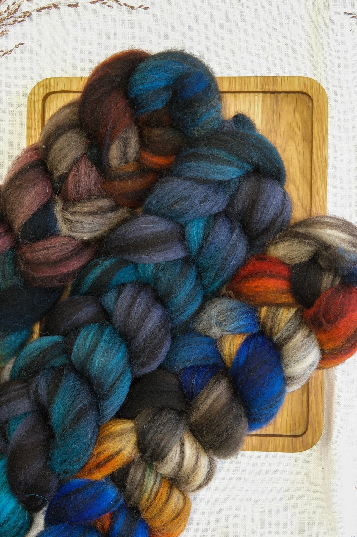 Frau Woellfchen Shetland Kammzüge - Spinning Fiber