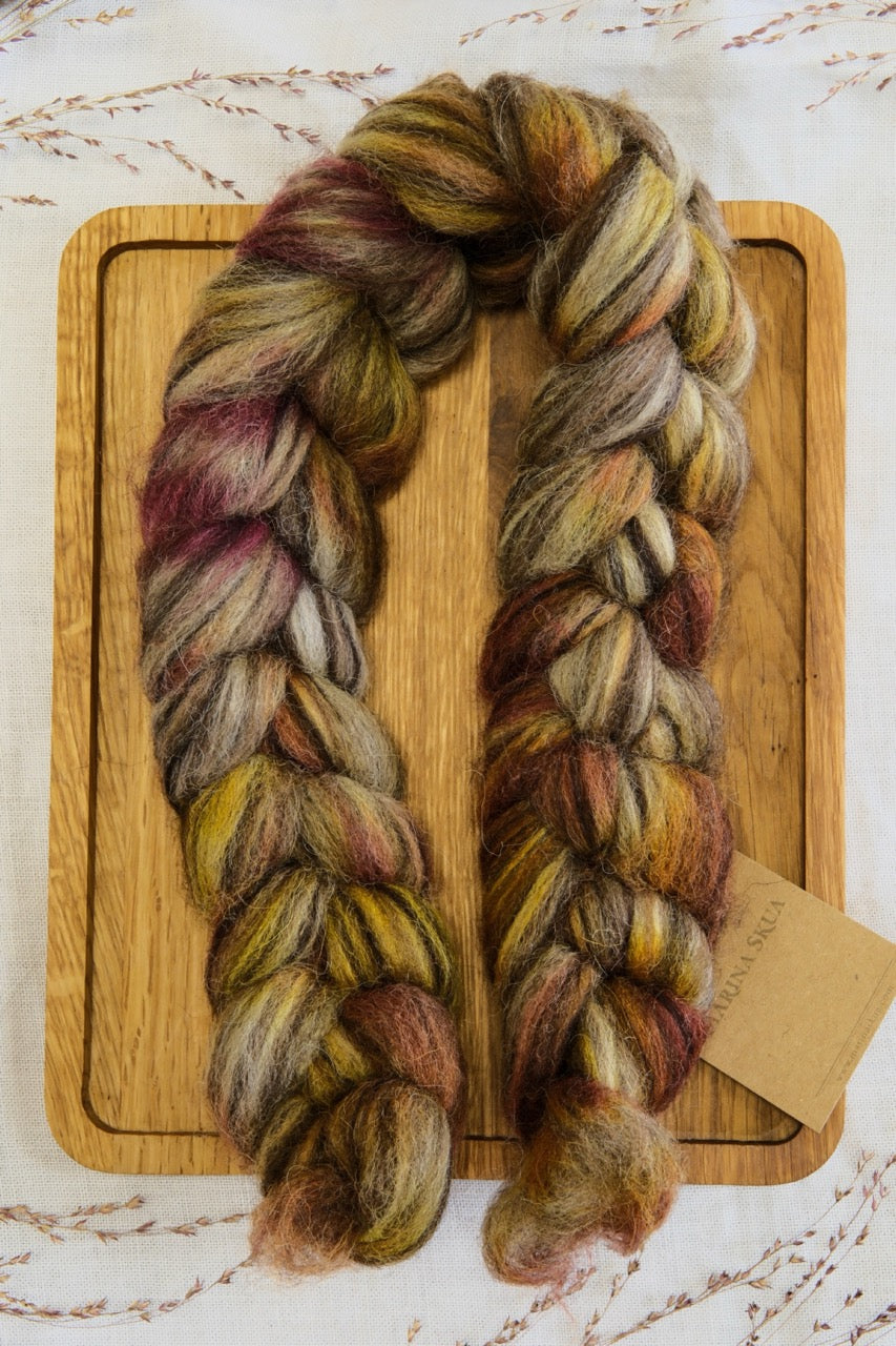 Marina Skua Wool Tops - Spinning Fiber