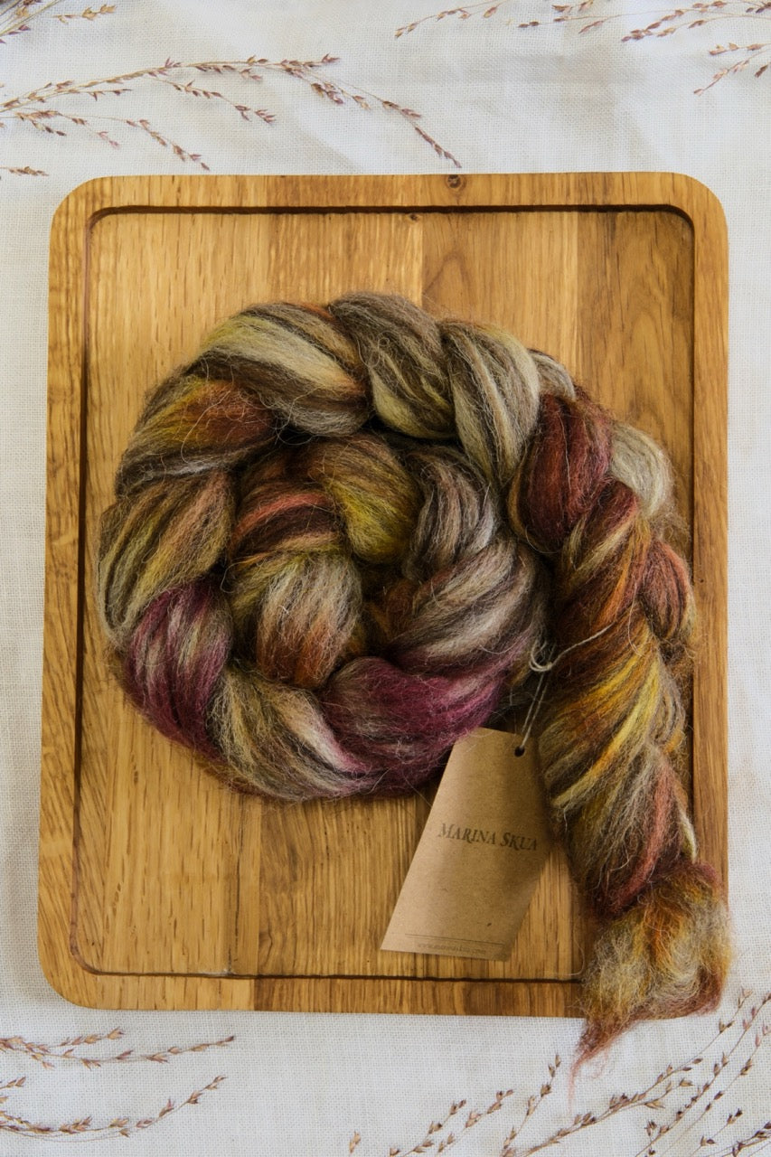 Marina Skua Wool Tops - Spinning Fiber