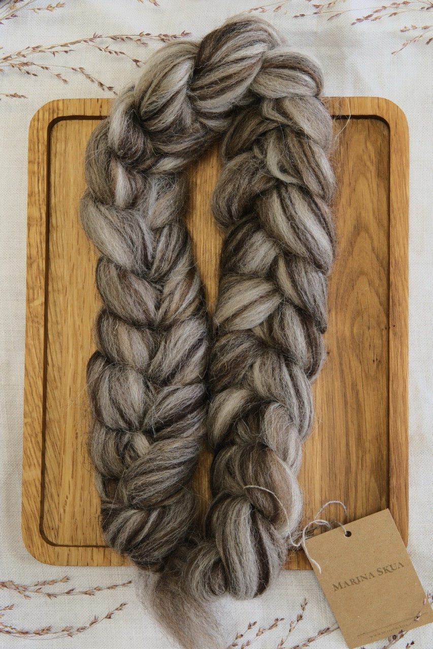 Marina Skua Wool Tops - Spinning Fiber