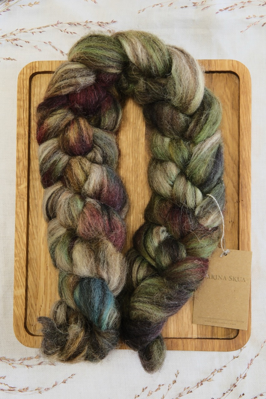 Marina Skua Wool Tops - Spinning Fiber