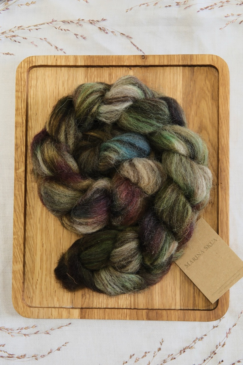 Marina Skua Wool Tops - Spinning Fiber