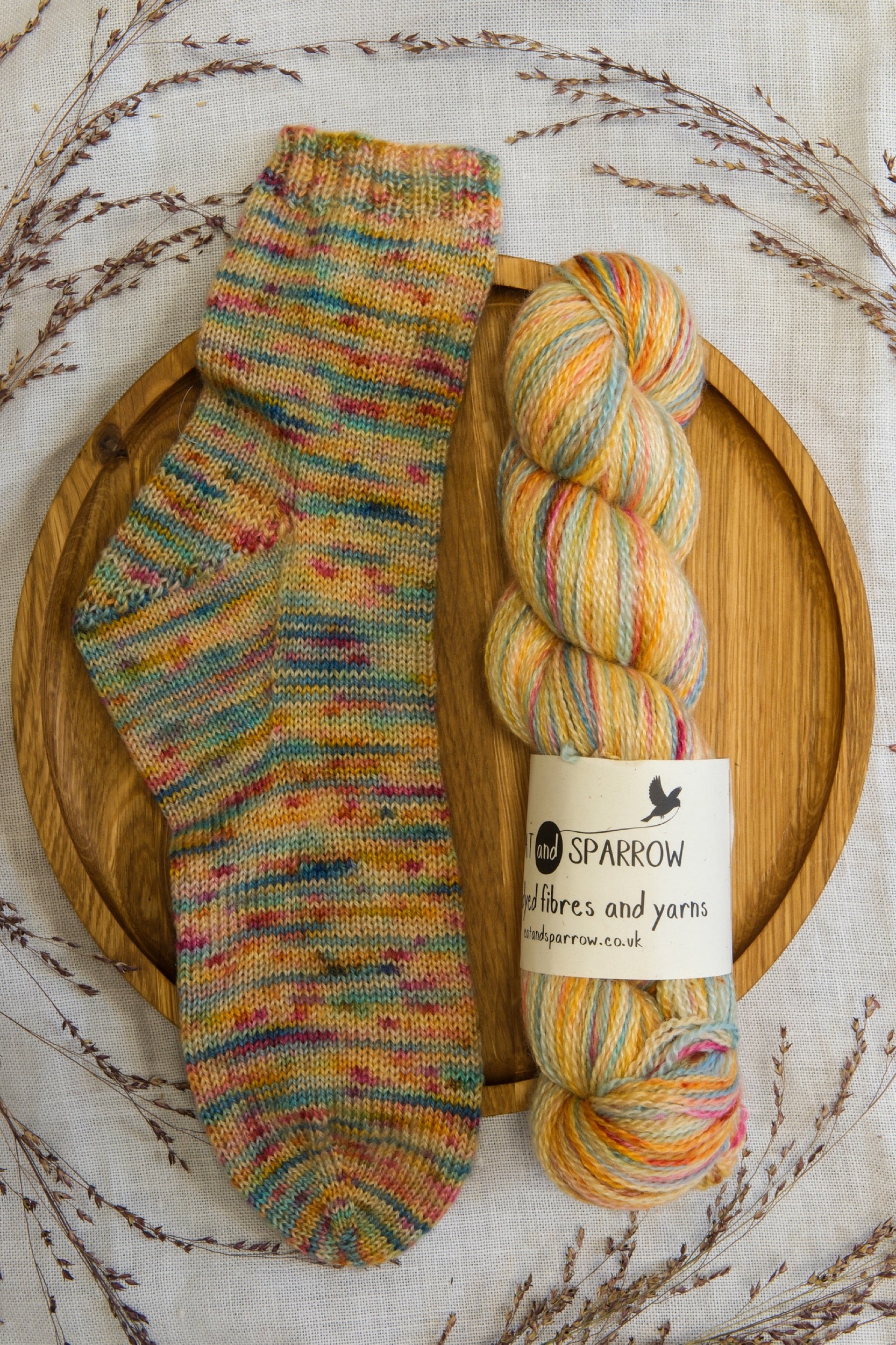 Cat & Sparrow Eco-Warrior-Sock – Exklusive April-Farbgebung