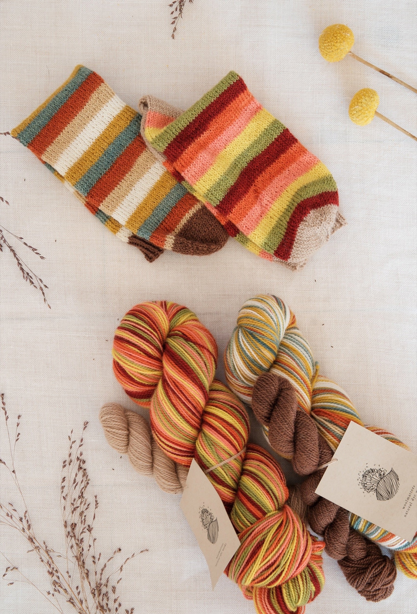 woolmatters Self-Striping Sock Yarn Sets