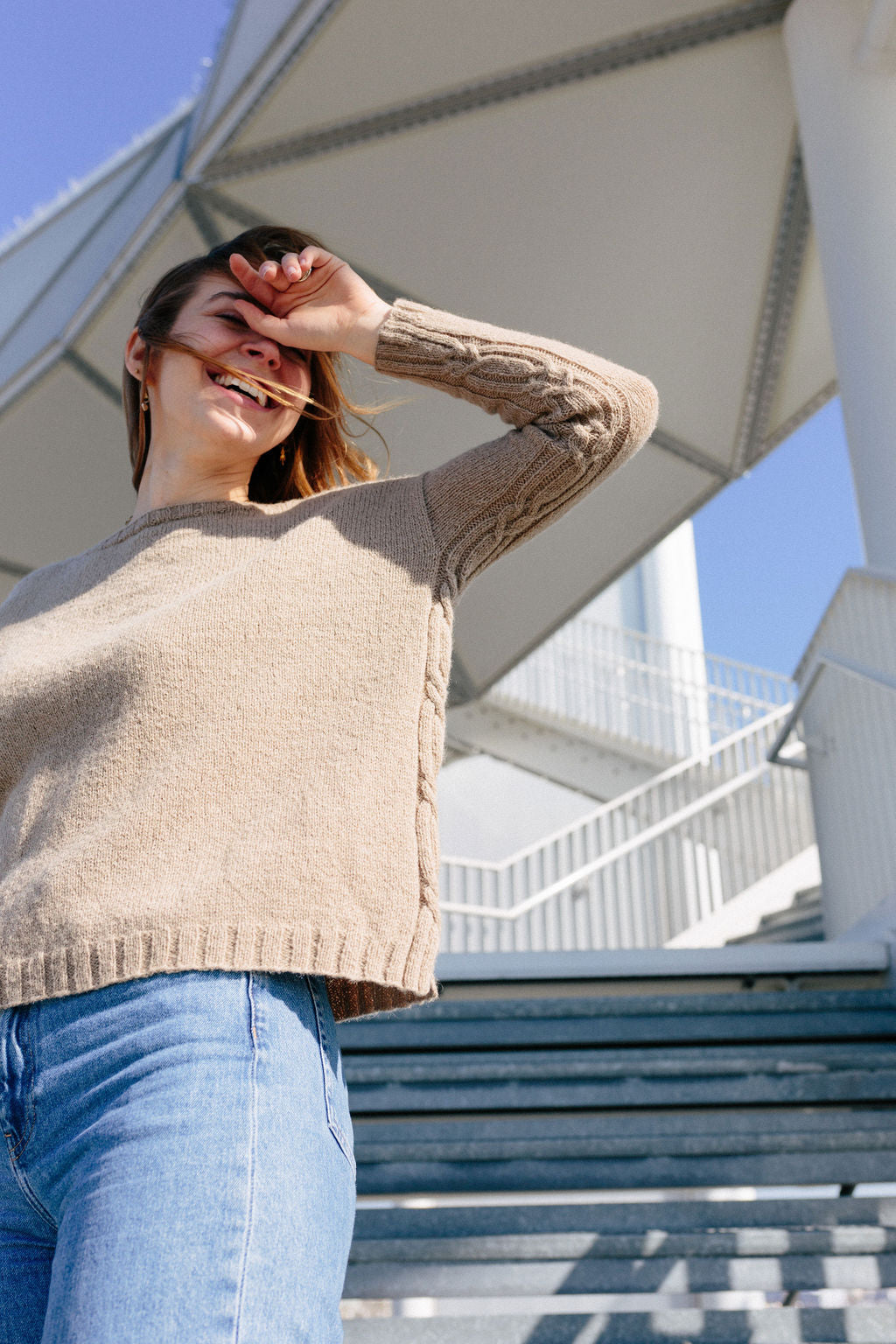 Everlane teddy 2025 crew neck sweater