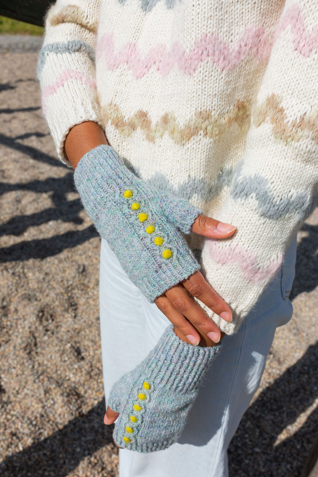 Tilde - Fingerless Mittens