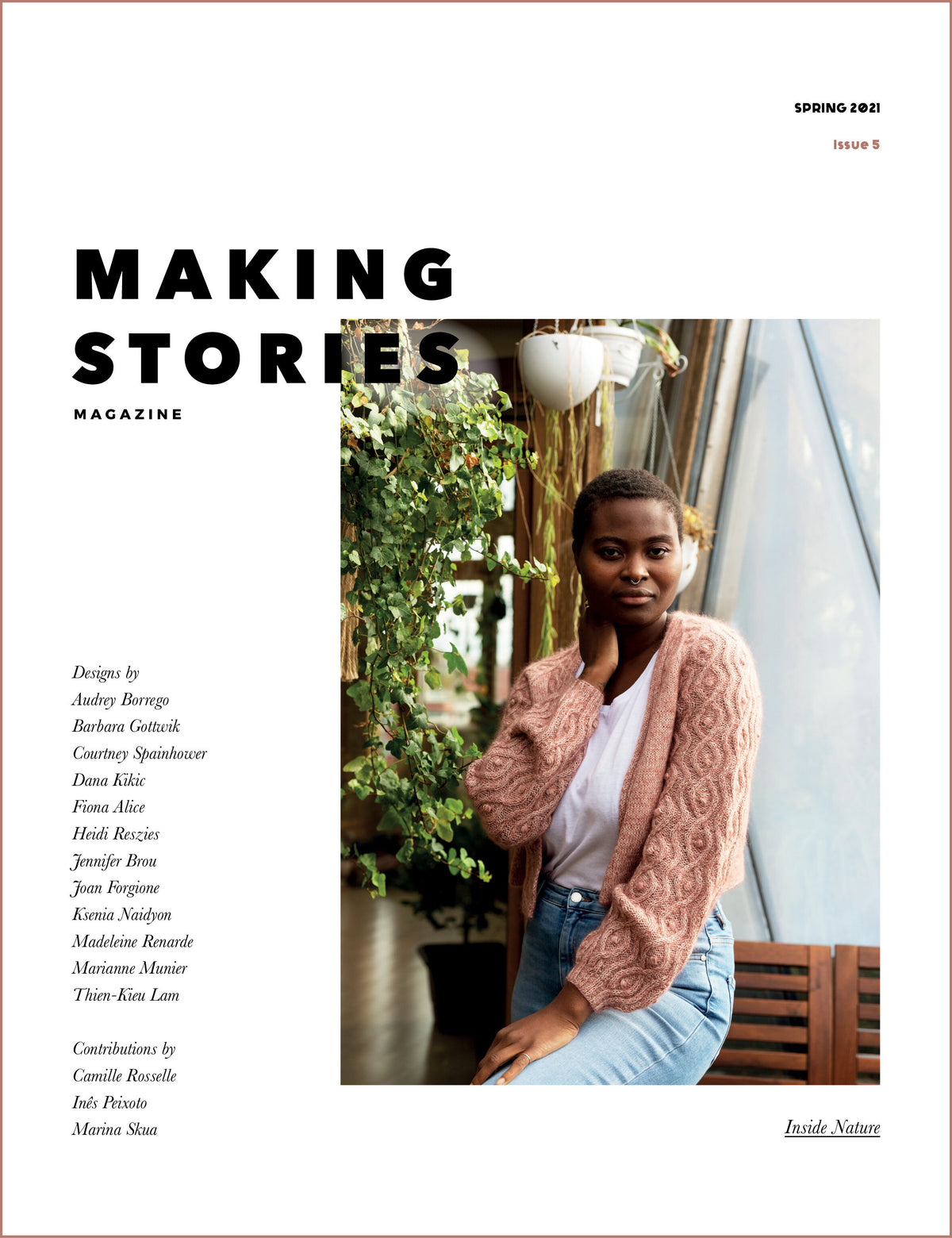 Magazine　Knitting　Stories　Making　Issue　Stories　Making　Sustainably.